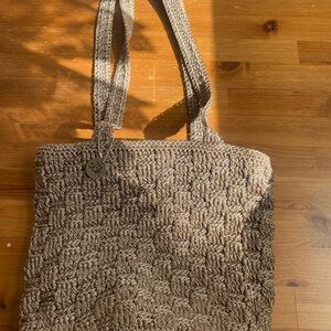 The Sak Tan Woven Tote Bag